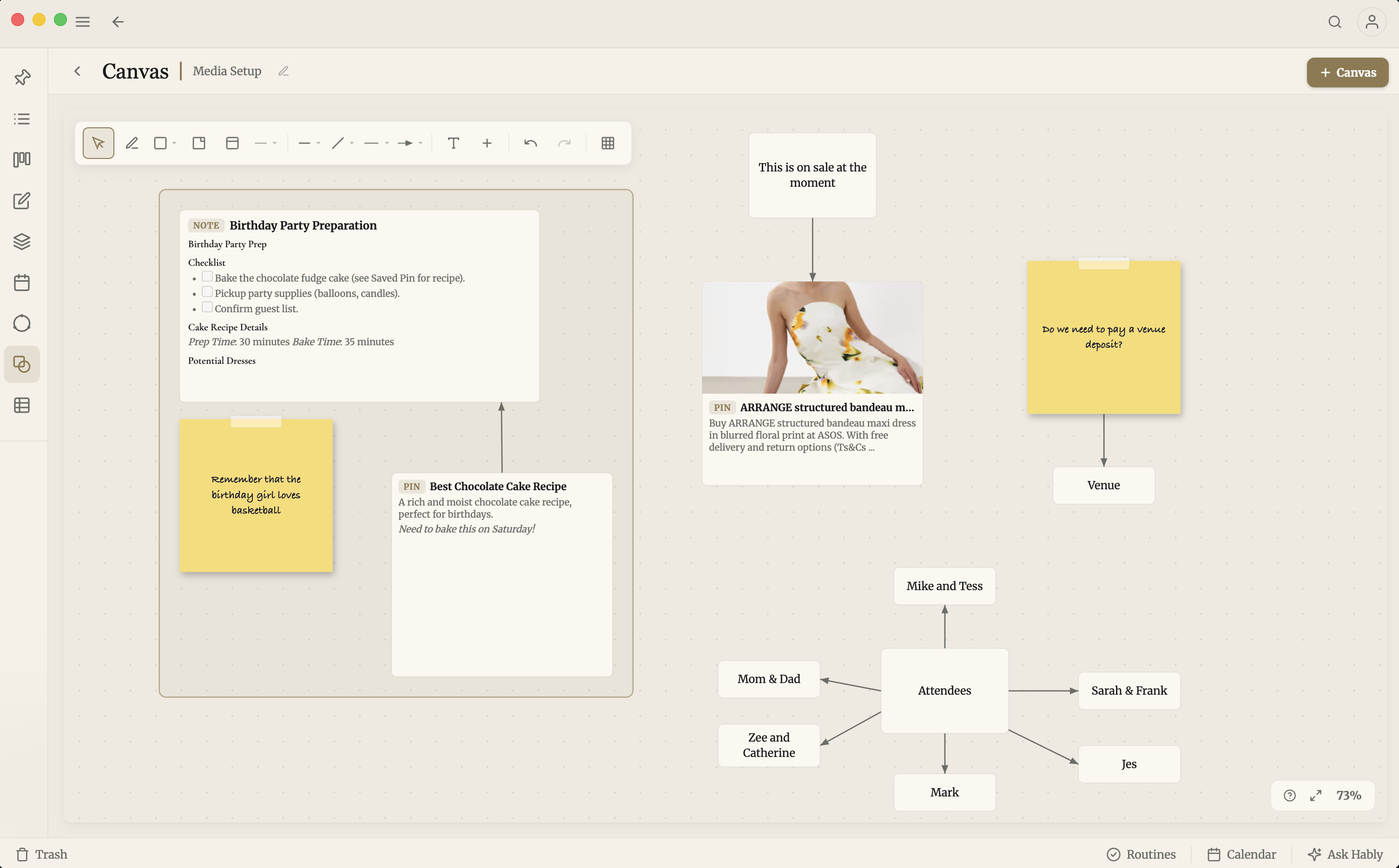 Productivities Canvas